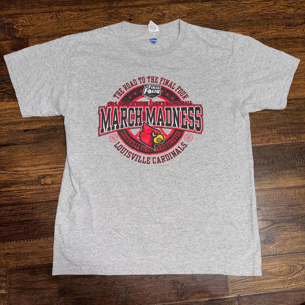 louisville cardinal basketball road to the final four tee